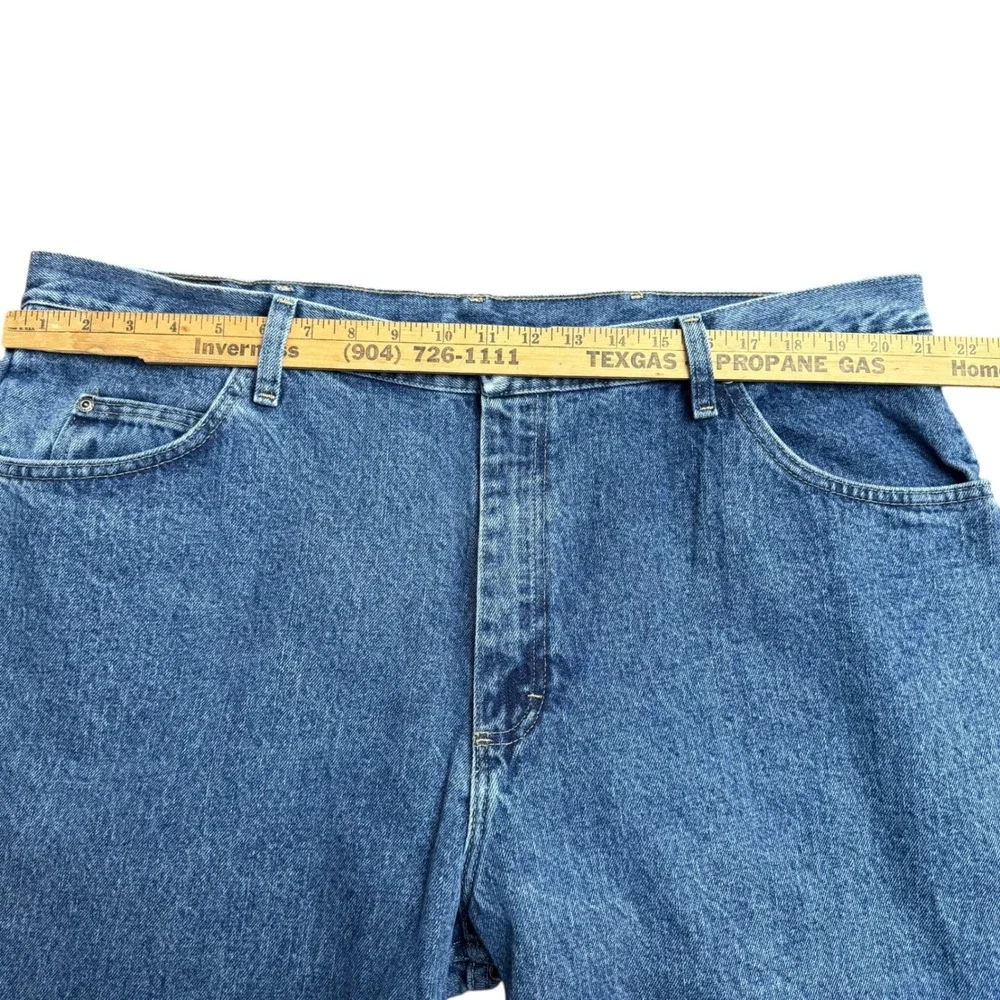 Wrangler Relaxed Fit‎ Jeans Mens 42x29 Blue Denim Straight Leg Casual Pants